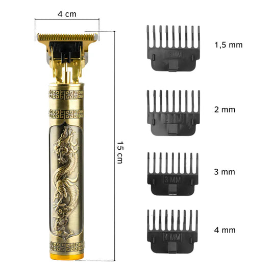 Maquina de cortar pelo dorada